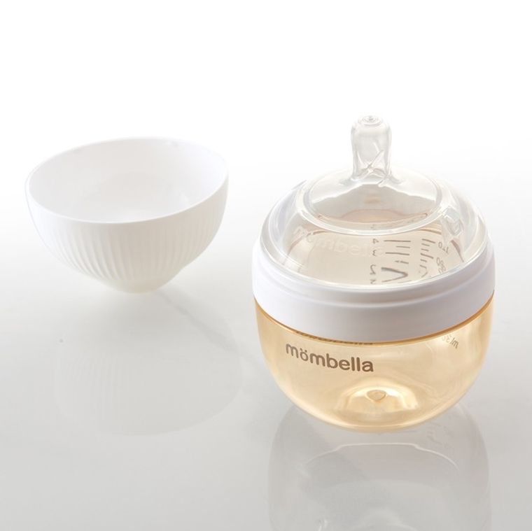 Mombella, Butelka antykolkowa dla noworodka, PPSU, Ivory, 120 ml