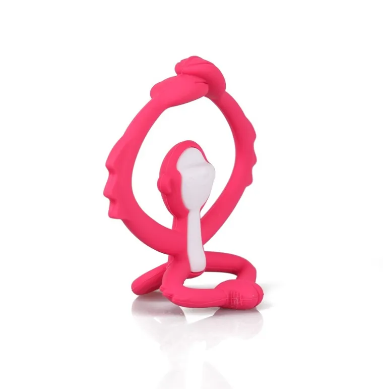 Mombella, Małpka, gryzak, Dark Pink