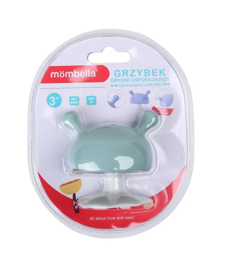 Mombella, Mushroom, gryzak, Sage Green