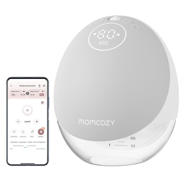 Momcozy, pojedynczy laktator, szary, 150 ml, M9