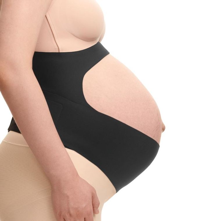 Momcozy, Pregnancy Belly Band, pas ciążowy, czarny, rozmiar L