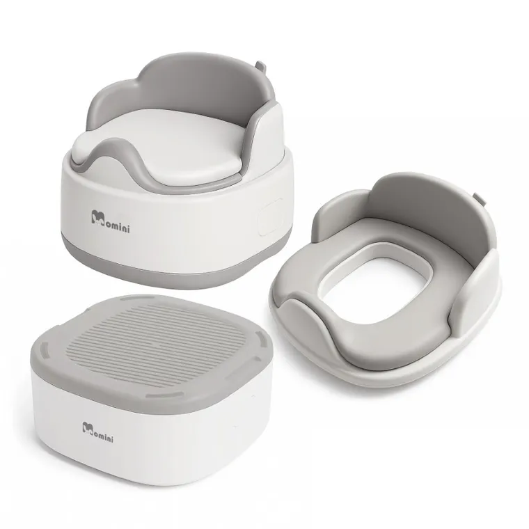 Momini, Softi, nocnik wielofunkcyjny, 3w1, grey