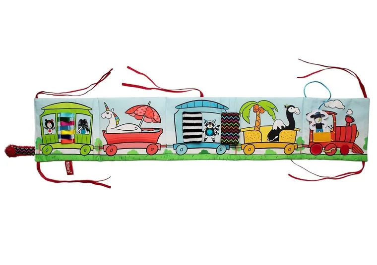 Mom's Care, ciuchcia, książeczka sensoryczna