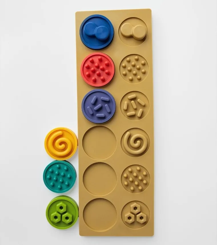 Mom's Care, Kółeczka XL, puzzle sensoryczne