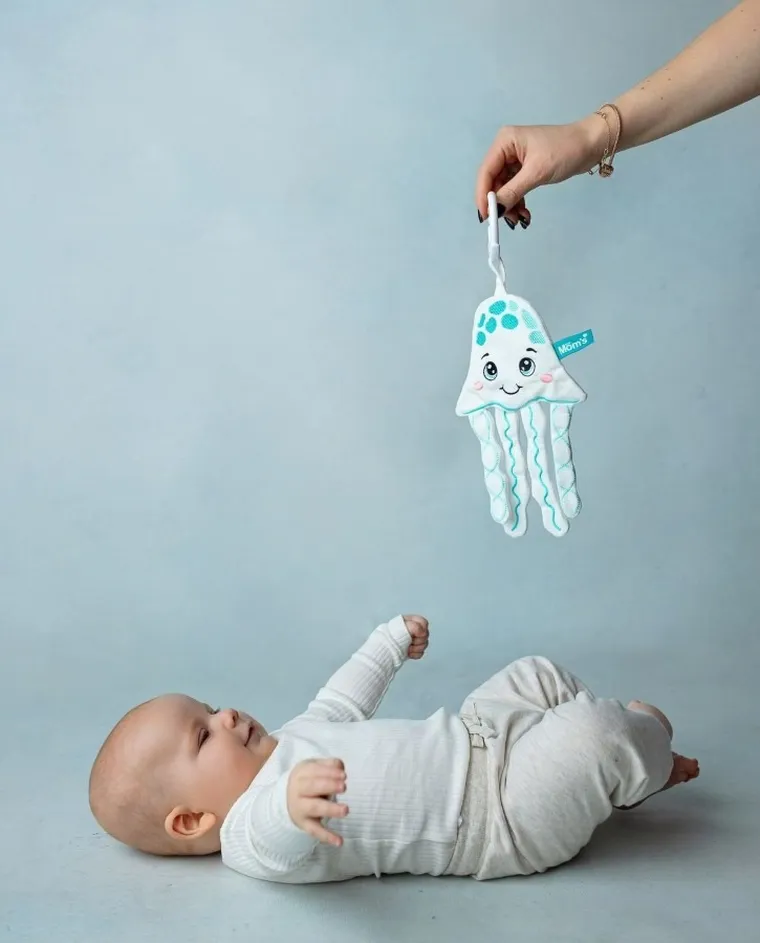 Mom's Care, meduza, szeleszcząca szmatka zawieszka