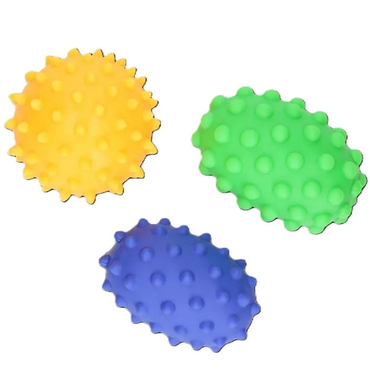 Mom's Care, Sensorky, jeżyk, piłeczki do masażu, piłeczka sensoryczna, 3 szt.