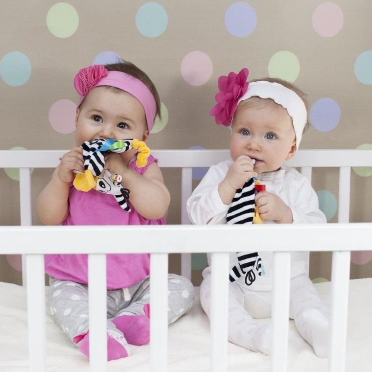 Mom's Care, zebra, kontrastowa zabawka sensoryczna