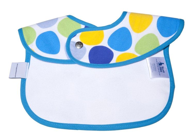 Mon Petit Bleu, śliniak dla ząbkujących dzieci, Kamyki, 2 szt.