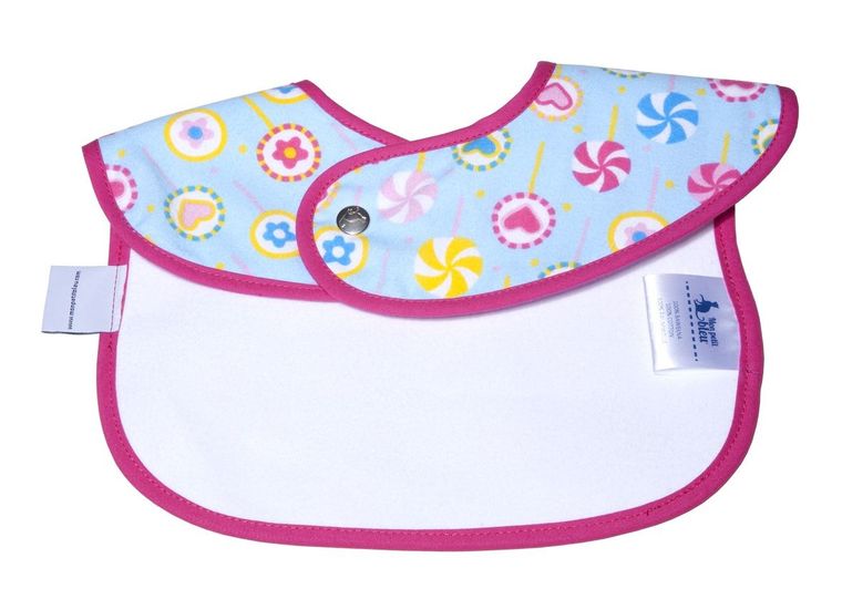 Mon Petit Bleu, śliniak dla ząbkujących dzieci, lizaki, 2 szt.