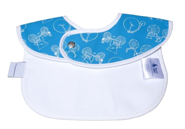 Mon Petit Bleu, śliniak dla ząbkujących dzieci, Pojazdy retro, 2 szt.