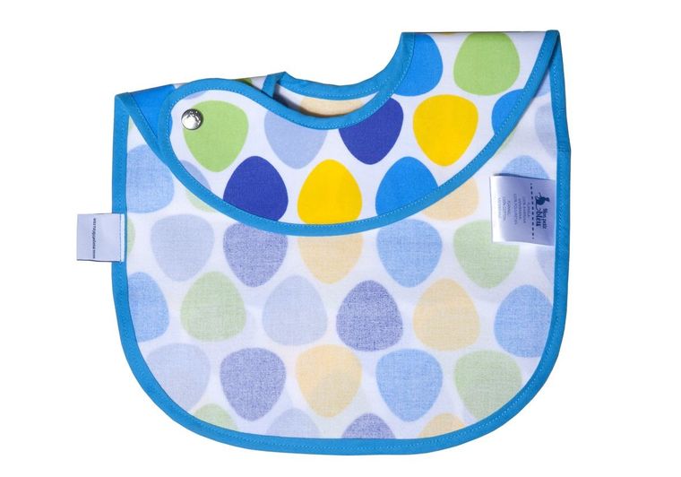 Mon Petit Bleu, śliniak z kieszonką, Kamyki