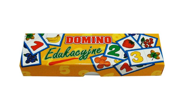 Moneks, domino edukacyjne, małe
