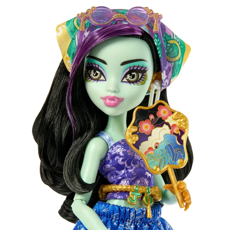 Monster High, Straszysekrety, Upiorystyczne wakacje, lalka Jinafire Long z akcesoriami