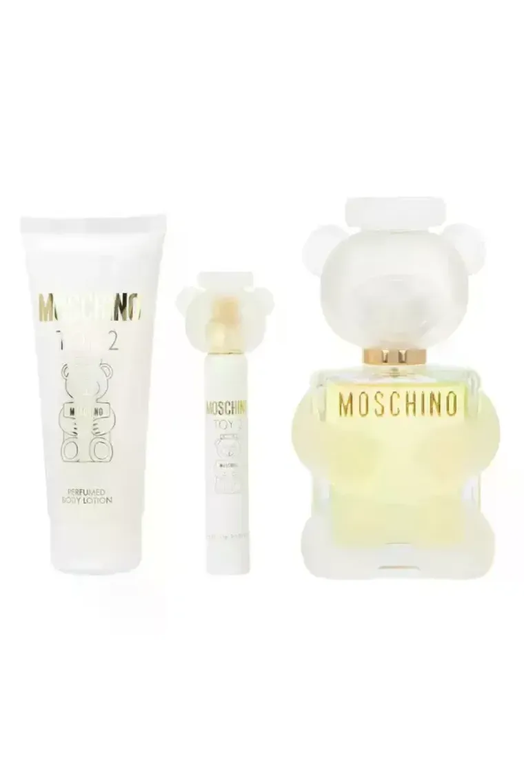 Moschino, Toy 2, zestaw: woda perfumowana, 50 ml + balsam do ciała, 100 ml + woda perfumowana, 10 ml