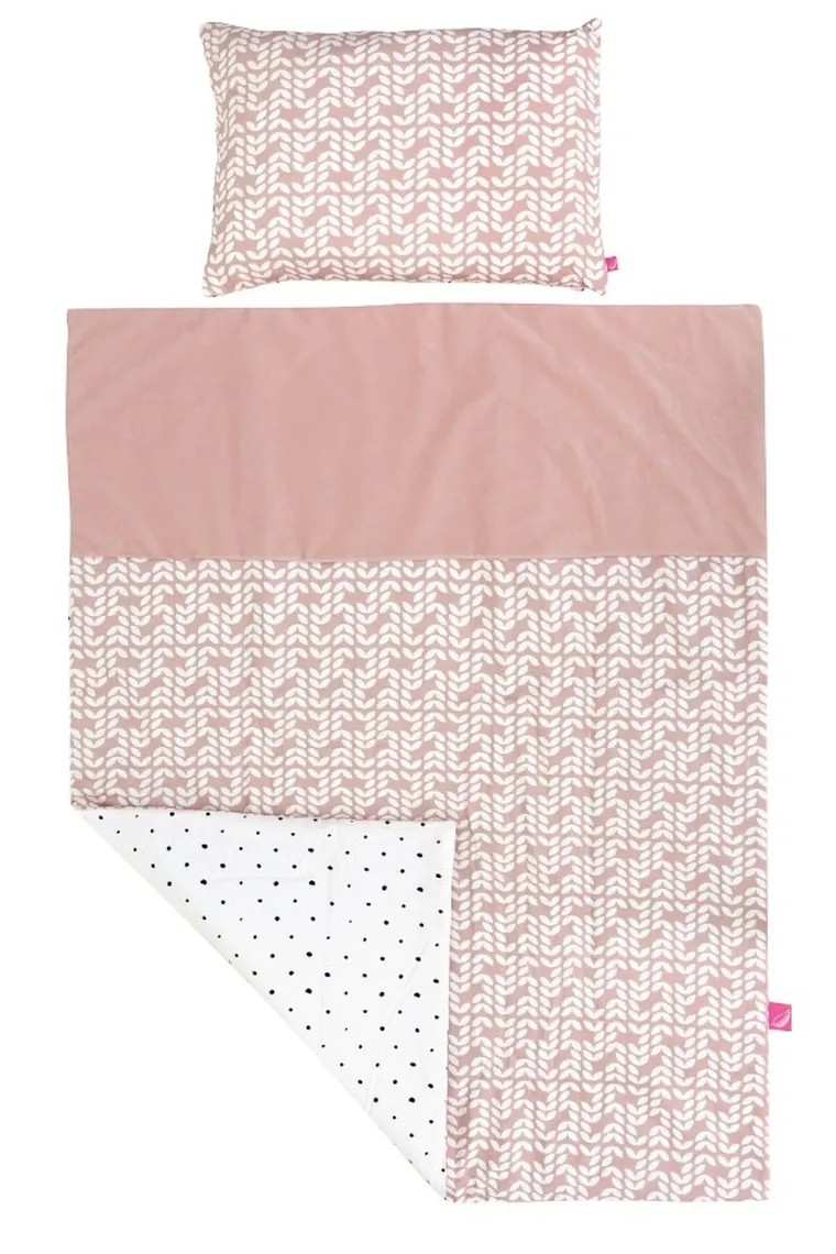 Motherhood, Classics, 2-częściowy komplet pościeli, kołderka z poduszką, różowy