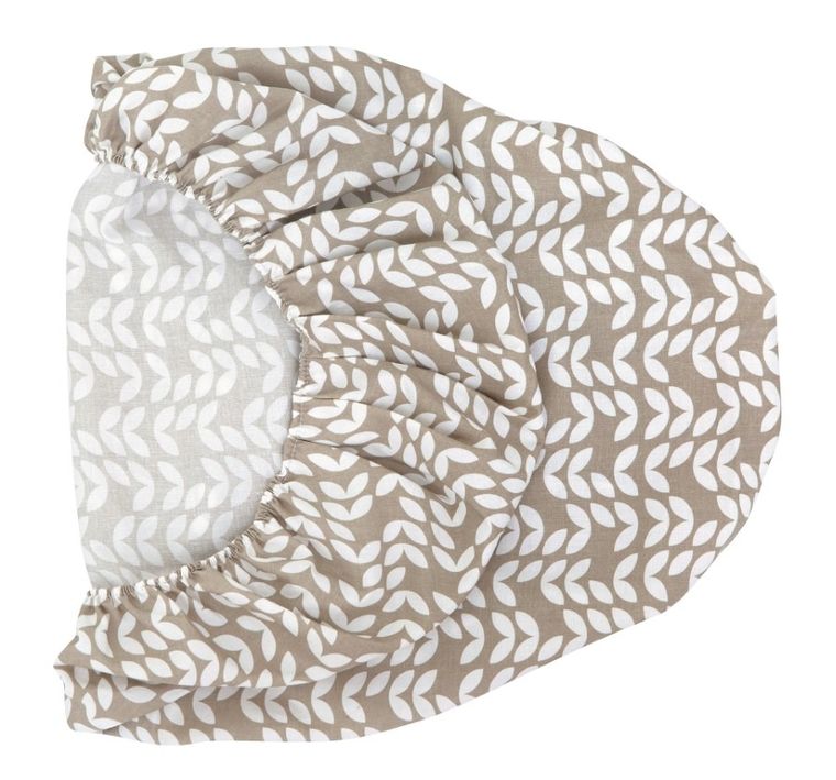 Motherhood, Classics Beżowy 2023, prześcieradło do wózka z gumką, 35-75 cm