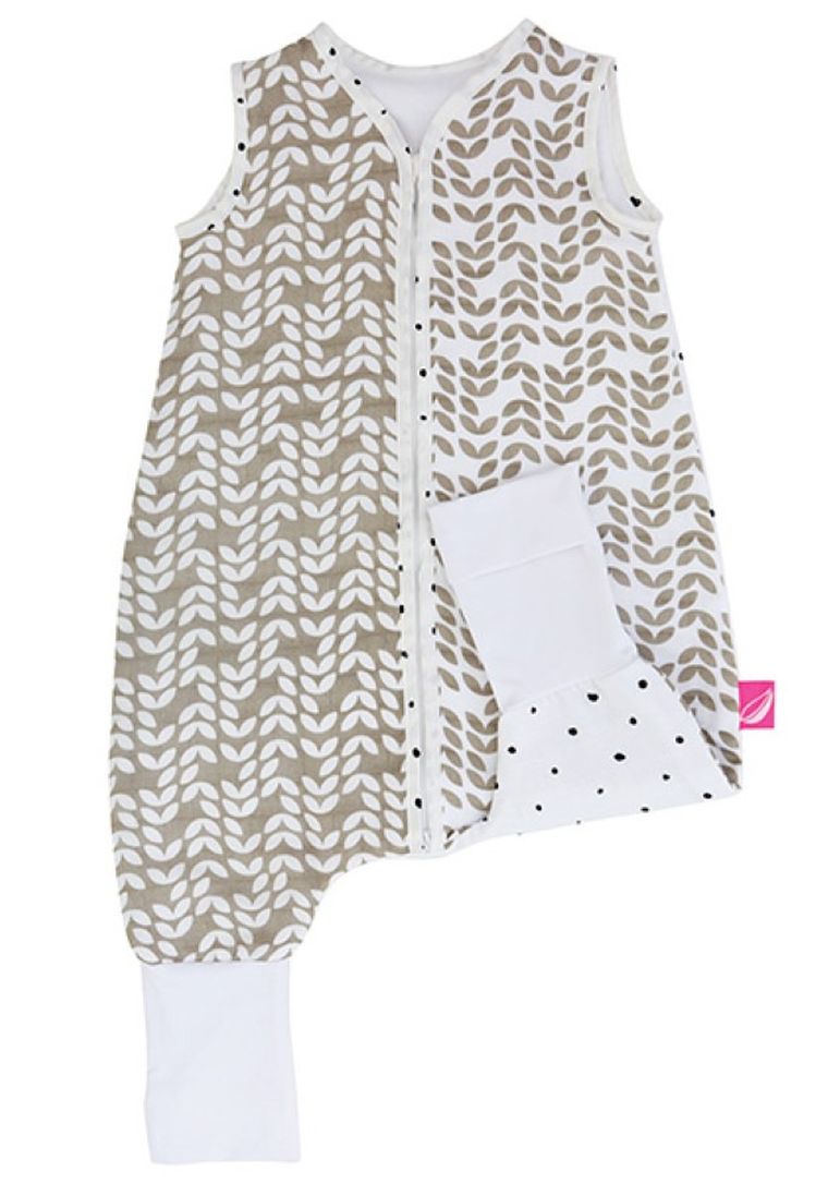 Motherhood, Classics Beżowy 2023, śpiworek muślinowy z nogawkami, TOG 0.5, 12-30 m