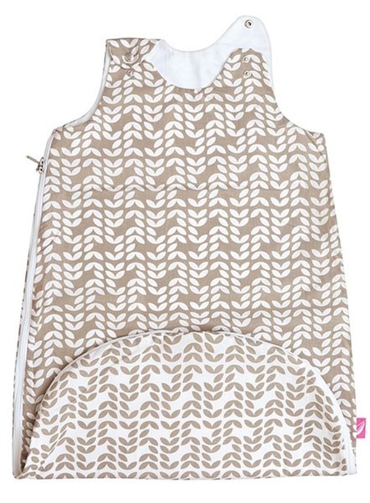 Motherhood, Classics Beżowy 2023, Zip-A-Round, śpiworek letni 2w1, TOG 1, 3-18m