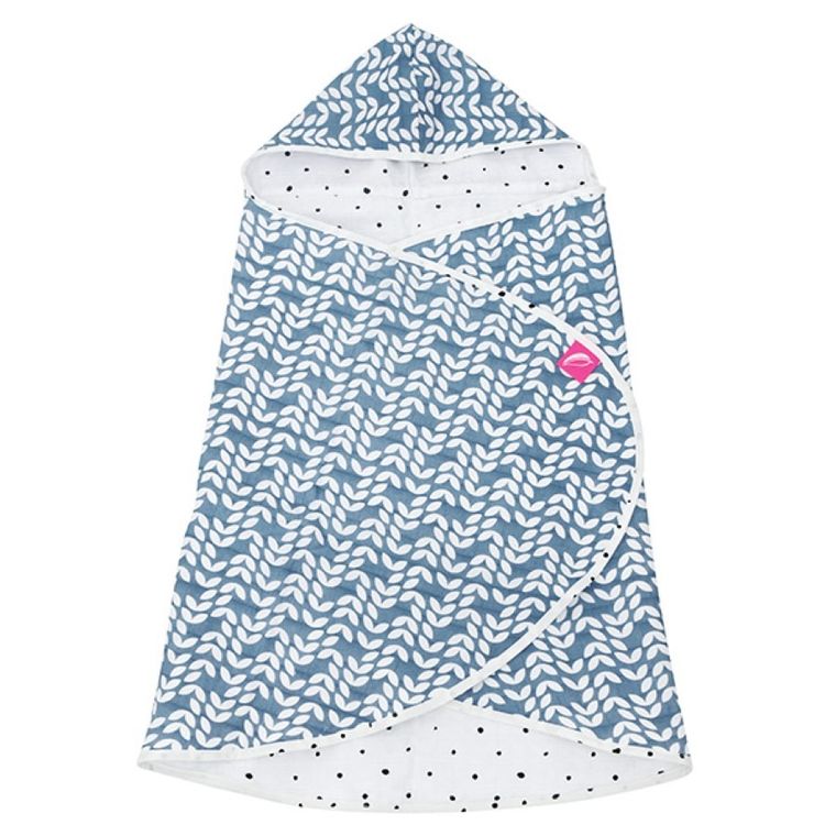 Motherhood, Classics Niebieski 2023, okrycie kąpielowe, muślinowe, 65-130 cm