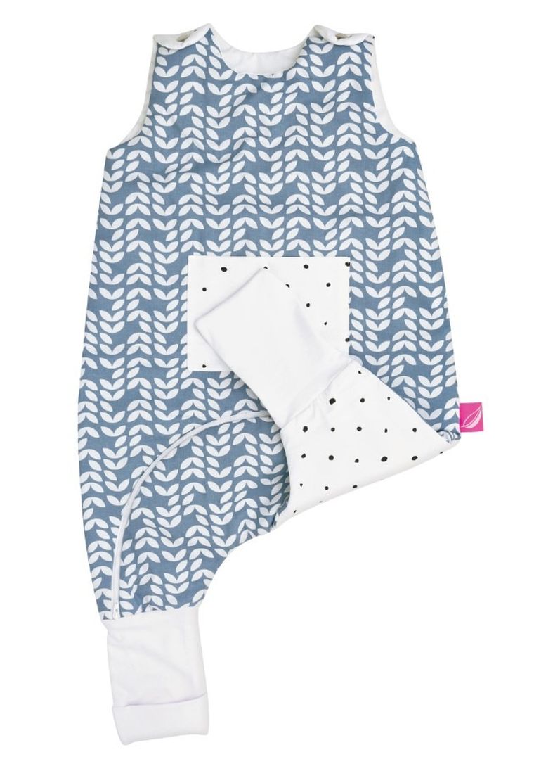 Motherhood, Classics Niebieski 2023, śpiworek z nogawkami i kieszonką, ocieplany, TOG 2, 18-30 m