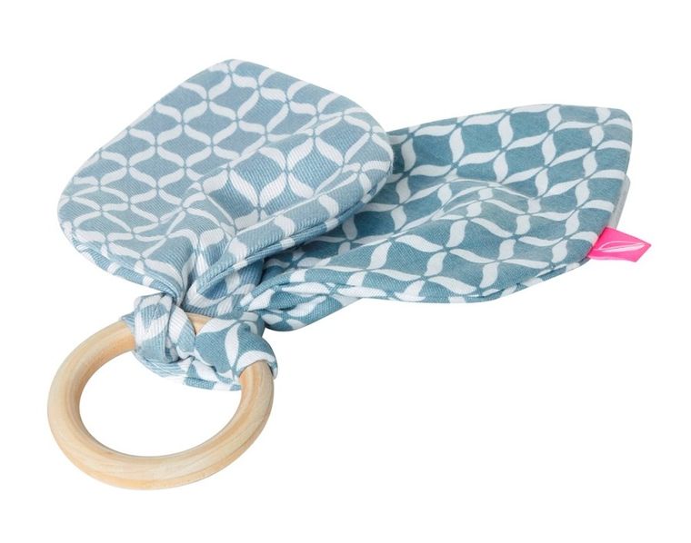 Motherhood, Classics Niebieski, gryzak drewniany