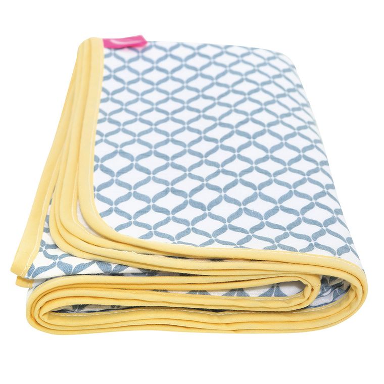 Motherhood, Classics Niebieski, kocyk muślinowy, dwuwarstwowy, 100-120 cm