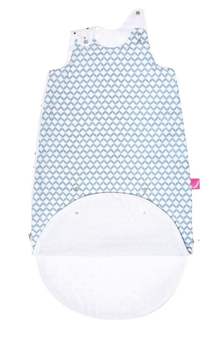 Motherhood, Classics Niebieski, Zip-A-Round, śpiworek 2w1, TOG 0.5, 3-18 m