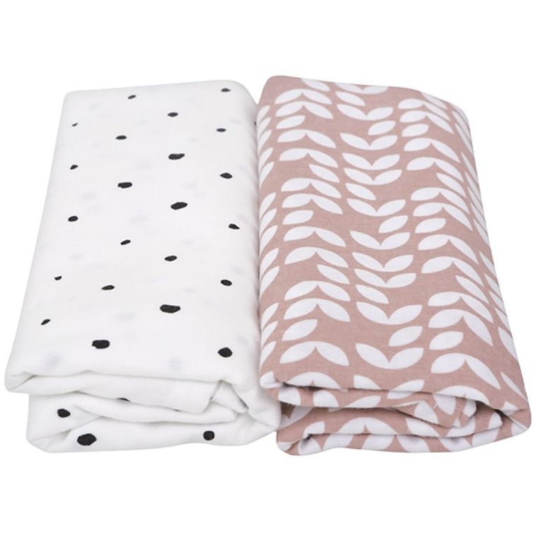 Motherhood, Classics Różowy 2023, Premium, pielucha, otulacz flanelowy, 80-120 cm, 2 szt.