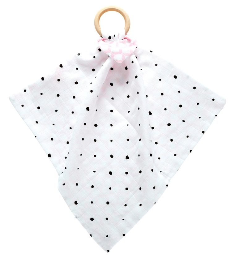 Motherhood, Classics Różowy, gryzak z przytulanką