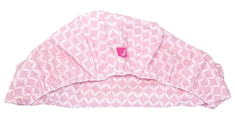 Motherhood, Classics Różowy, prześcieradło do gondoli/kosza Mojżesza z gumką, 35-75 cm