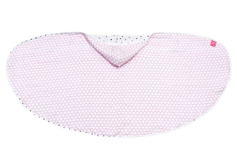 Motherhood, Classics Różowy, ręcznik niemowlęcy, muślinowy, 65-130 cm