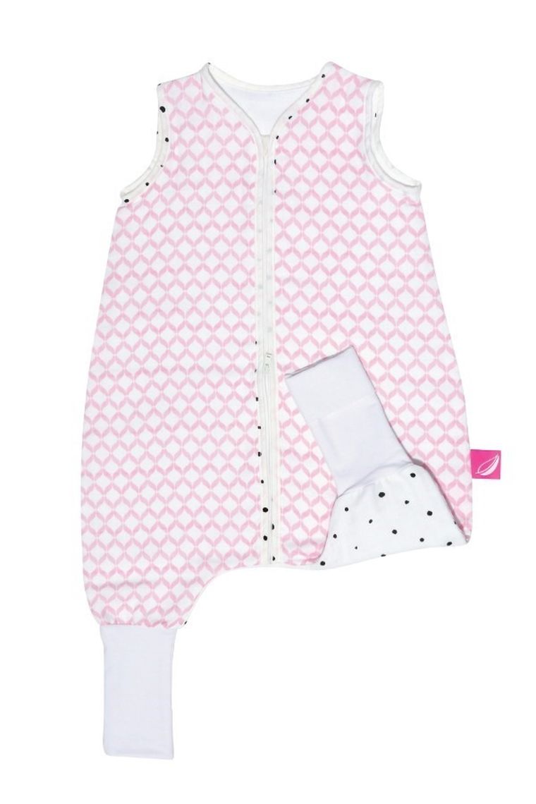 Motherhood, Classics Różowy, śpiworek muślinowy z nogawkami, TOG 0.5, 12-18 m