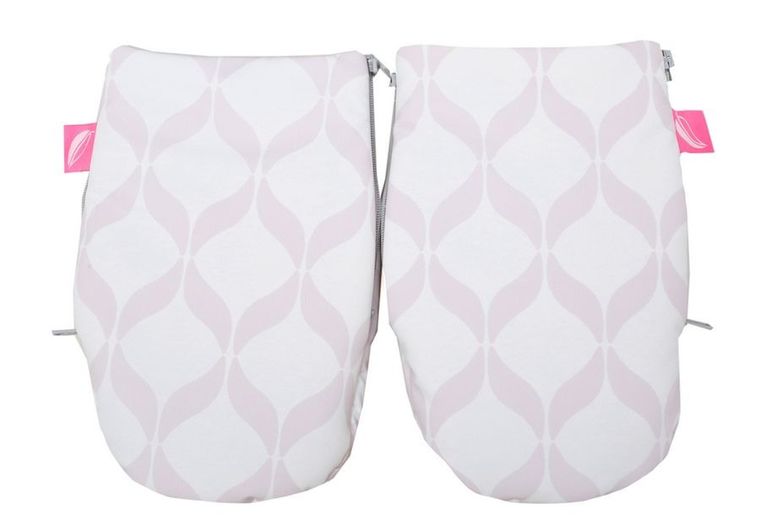 Motherhood, Classics Różowy, woodporne mufki do wózka, 2 szt.