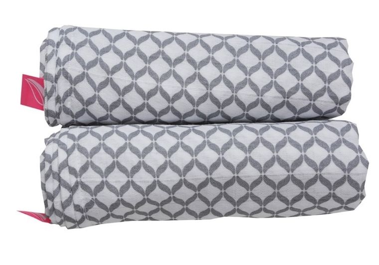 Motherhood, Classics Szary, Premium, pielucha, otulacz muślinowy, 100-120 cm, 2 szt.