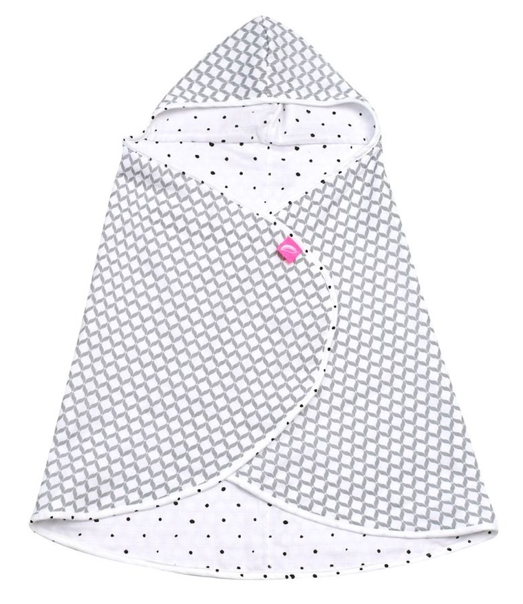 Motherhood, Classics Szary, ręcznik niemowlęcy, muślinowy, 65-130 cm