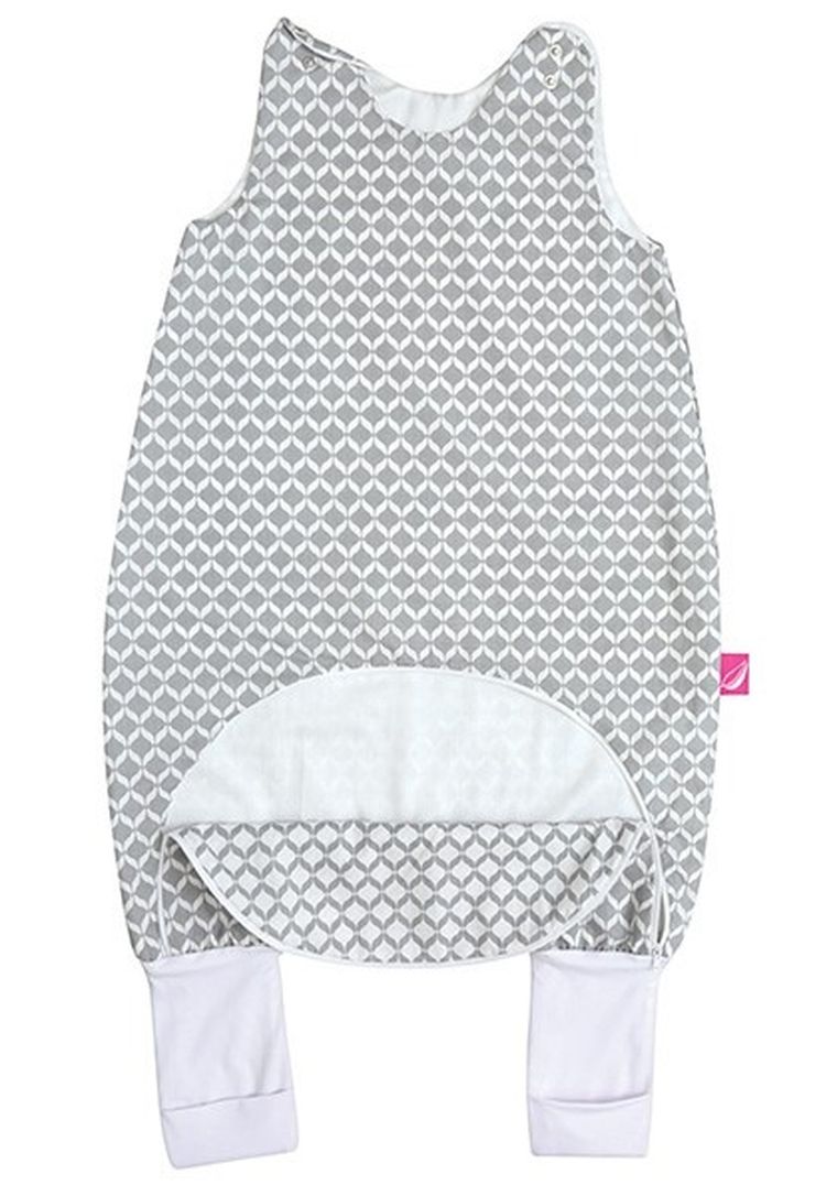 Motherhood, Classics Szary, śpiworek letni z innowacyjnym zapięciem, TOG 1, 12-18m