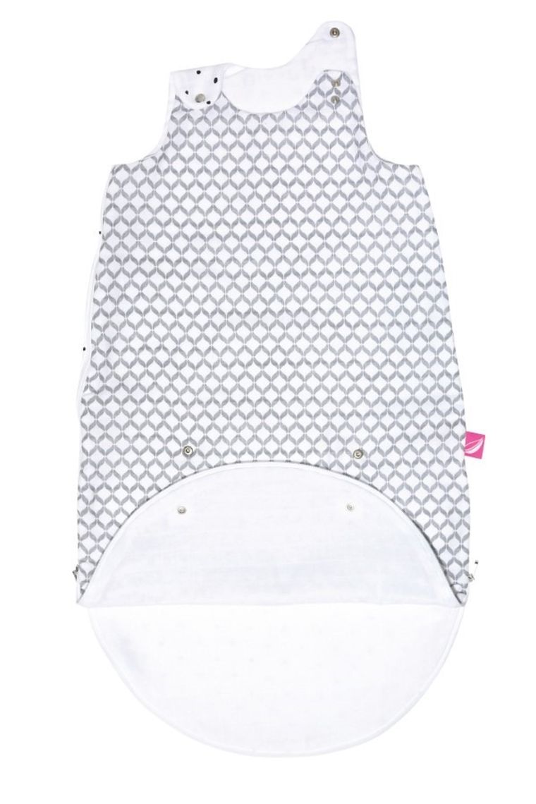 Motherhood, Classics Szary, Zip-A-Round, śpiworek 2w1, TOG 0.5, 3-18 m