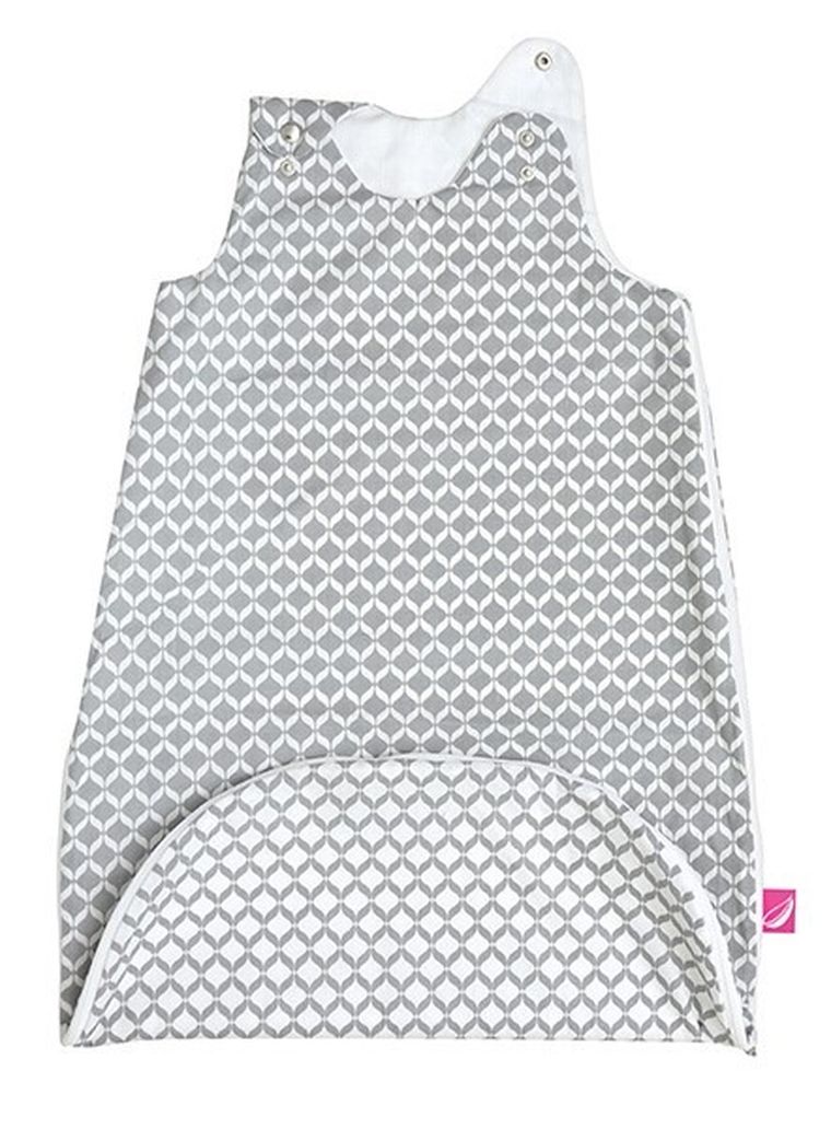 Motherhood, Classics Szary, Zip-A-Round, śpiworek letni 2w1, TOG 1, 3-18m