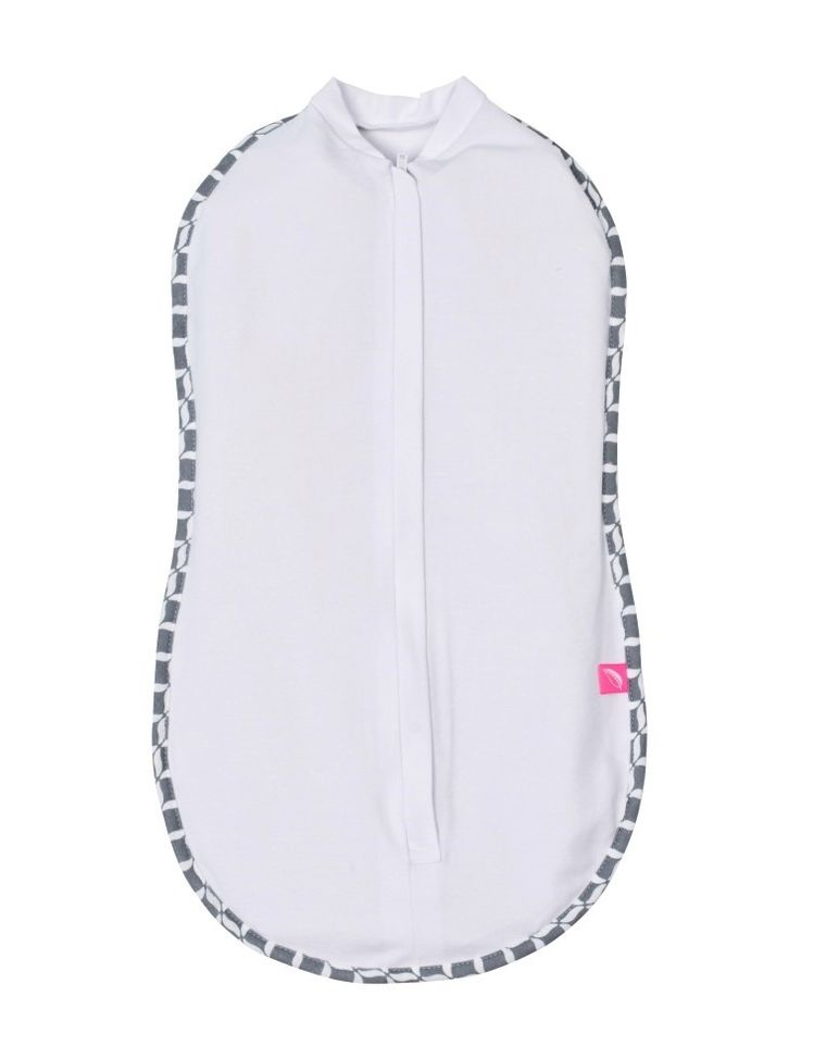 Motherhood, Classics Szary, Zip&Swaddle, otulacz, rozmiar 1, 2,5-5 kg, 2 szt.