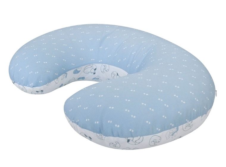Motherhood, Fasolka, poduszka do karmienia, standard, niebieskie misie