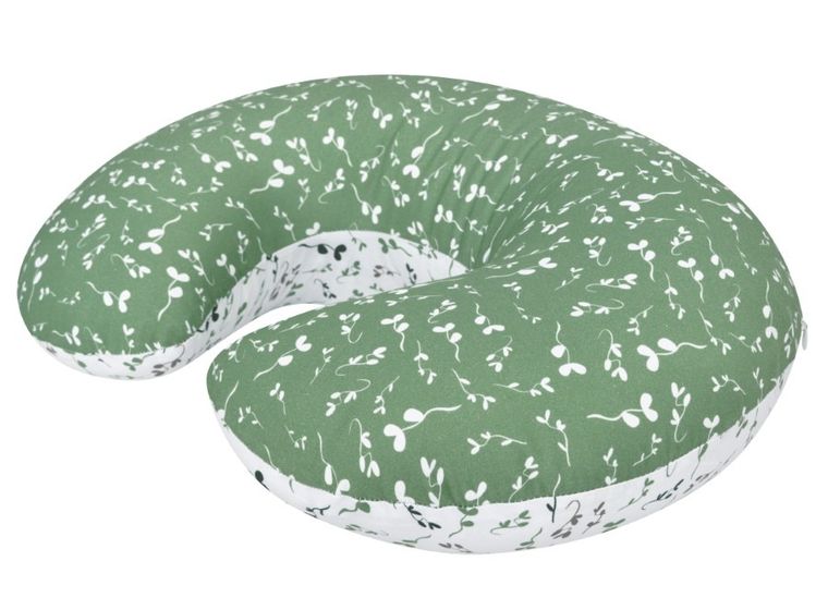 Motherhood, Fasolka, poduszka do karmienia, standard, zielone listki