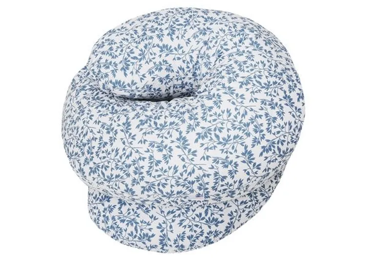 Motherhood, kojec, poduszka dla kobiet w ciąży, niebieskie gałązki