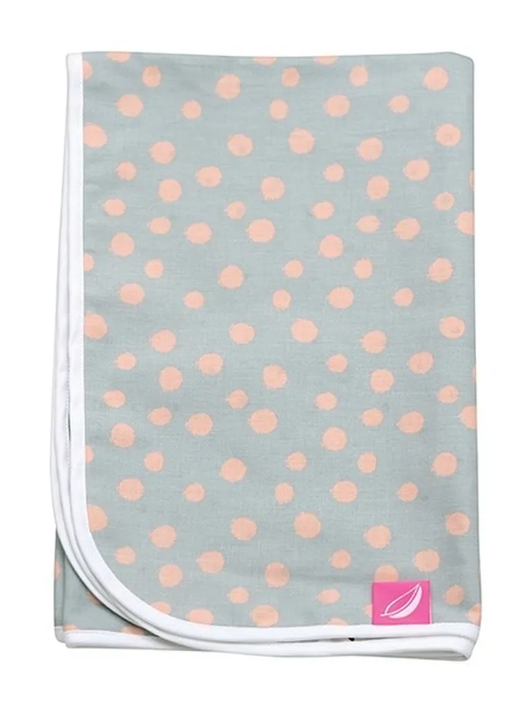 Motherhood, Kropy Różowe, kocyk letni, dwustronny, 80-100 cm