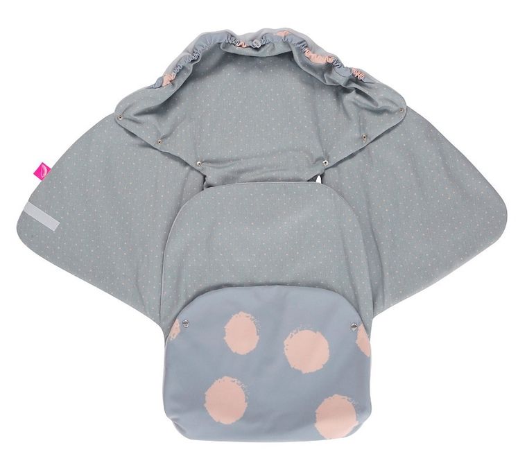 Motherhood, Kropy Różowe, otulacz samochodowy ze zintegrowanym kocykiem