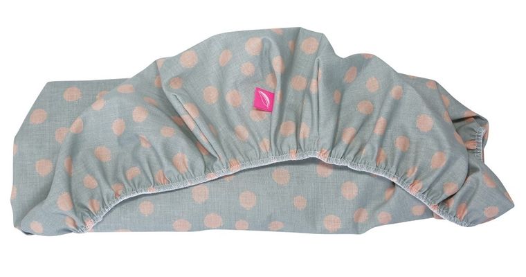 Motherhood, Kropy Różowe, prześcieradło do gondoli/kosza Mojżesza z gumką, 35-75 cm