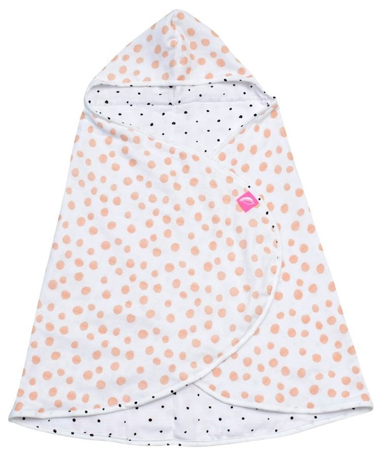 Motherhood, Kropy Różowe, ręcznik niemowlęcy, muślinowy, 65-130 cm