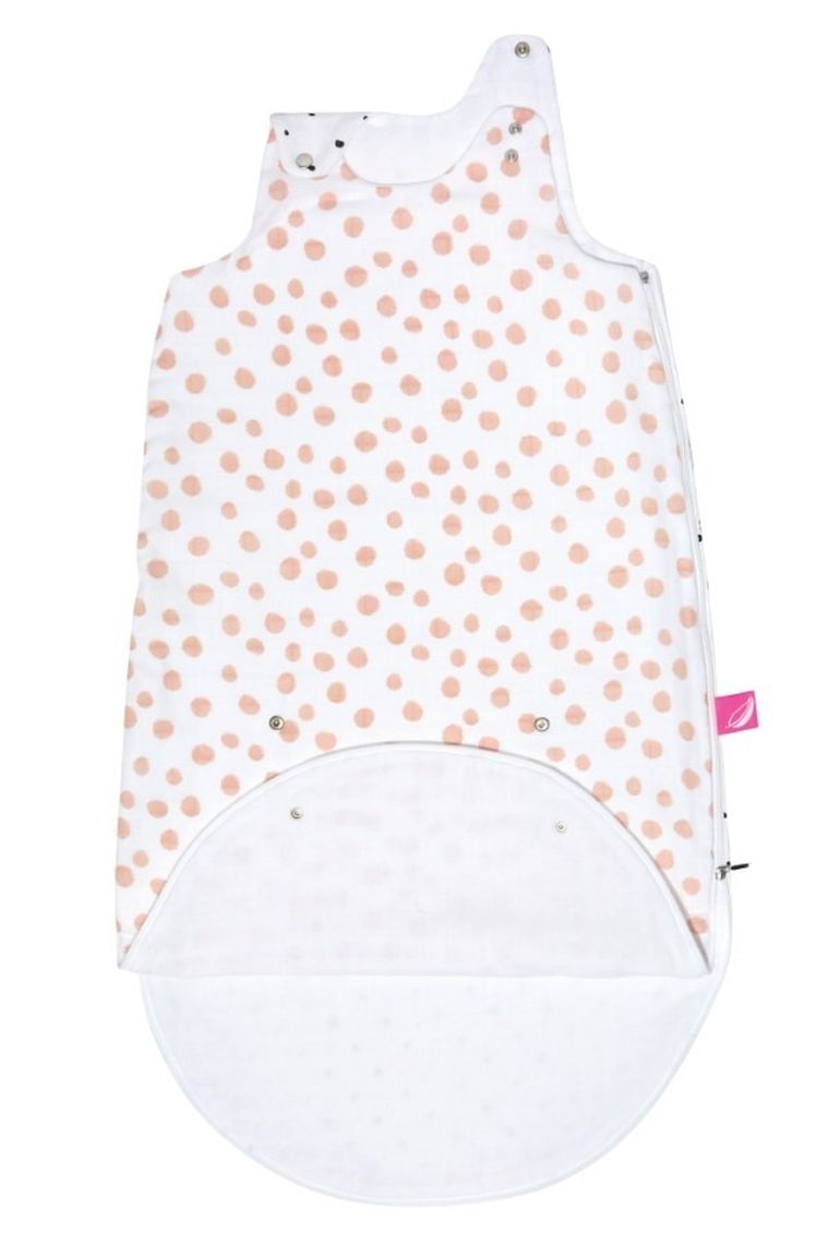 Motherhood, Kropy Różowe, Zip-A-Round, śpiworek 2w1, TOG 0.5, 3-18 m