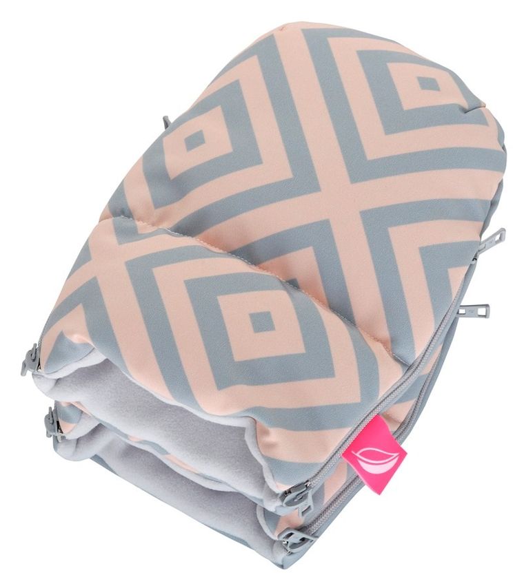 Motherhood, Kwadraty Różowe, mufki do wózka