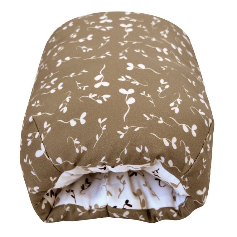 Motherhood, mufka, poduszka do karmienia, beżowe listki