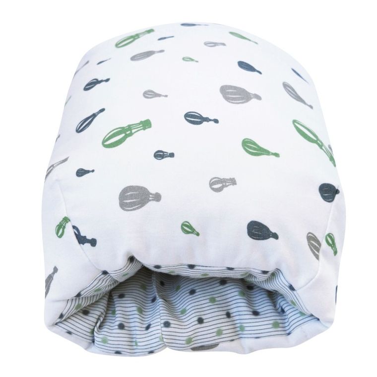 Motherhood, mufka, poduszka do karmienia, miętowe baloniki